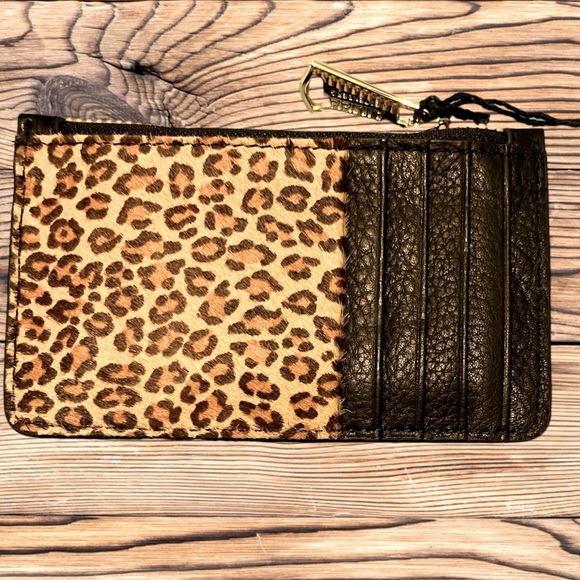 COPY - 🆕 Aimee Kestenberg Melbourne CC Leopard Micro Leather Wallet - Picture 1 of 10